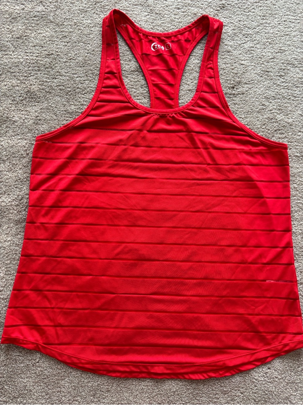 ZYIA Red Racerback Tank Top